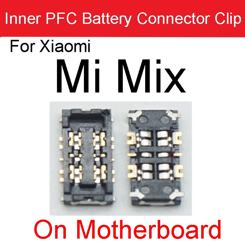2Stck Batterie FPC Stecker Clip auf murmeln Bord Für Xiaomi Hinweis 2 3 mischen 2S 3 Max 2 3 Mi F1 A1 A2Lite Mainboard Ersatz Teile: Mi mischen