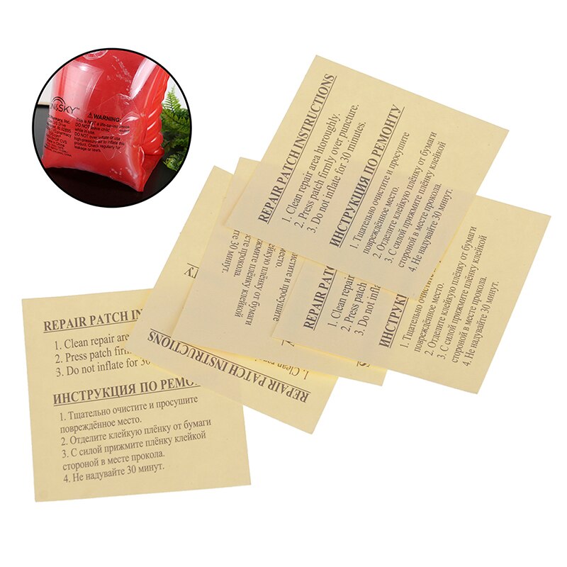 2PCS/5PCS Repair Adhesive Patch For Inflatable Toy PVC Puncture Swimming Pools Float Air Bed Dinghies Circular Patches
