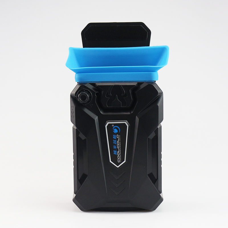 Coolcold bärbar bärbar dator svalare usb luftkylare extern extraktion kylfläkt hastighet justerbar för 15 15.6 17 tums laptop