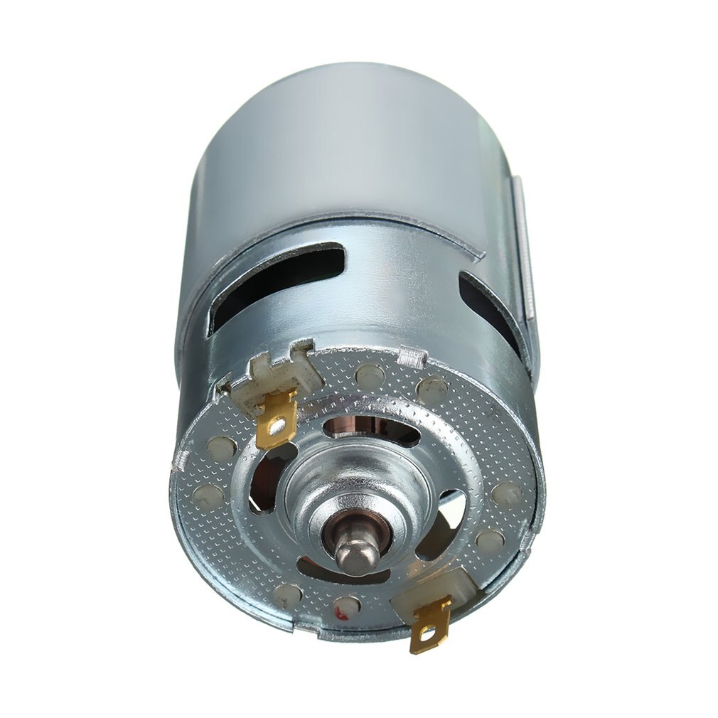 775 dc12v-24v 3500-9000 rpm motorkullager stort vridmoment hög effekt lågt brus likströmsmotor för elverktyg