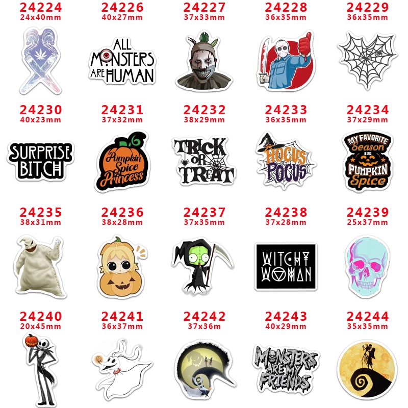 30 pcs planar resin halloween catoon resin pr24224