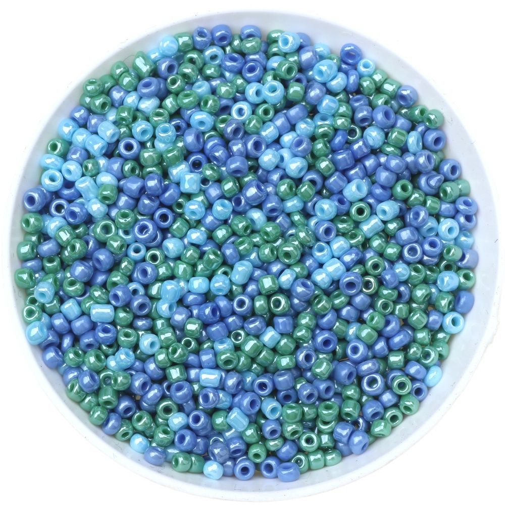 1000 unids/lote 15g 2mm abalorio de colores mezclados cuentas de semilla de vidrio checo DIY pulsera collar pendiente espaciador para accesorios de fabricación de joyas: Gris oscuro
