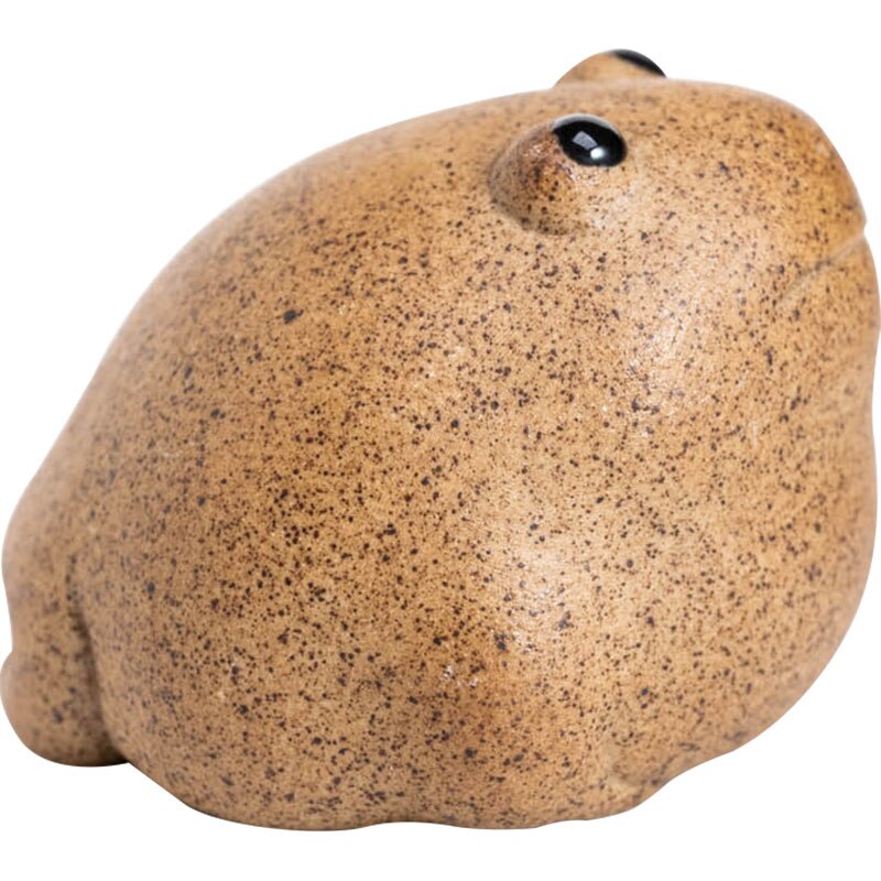 Porcelana 5CM szczęście żaba herbata zwierzę Zen zestaw herbaty gruba ceramika Jin Chan Wykonany ręcznie chińskie zwierzę słodkie nowoczesna dekoracja robić domu