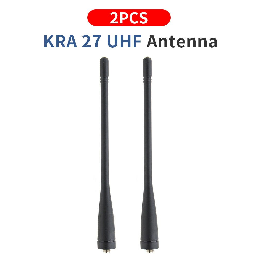 Qppxun 2x KRA-27 UHF Antenna for Kenwood TK5310/5320 TK3206/3207 TK3312 TK3360 TK3180