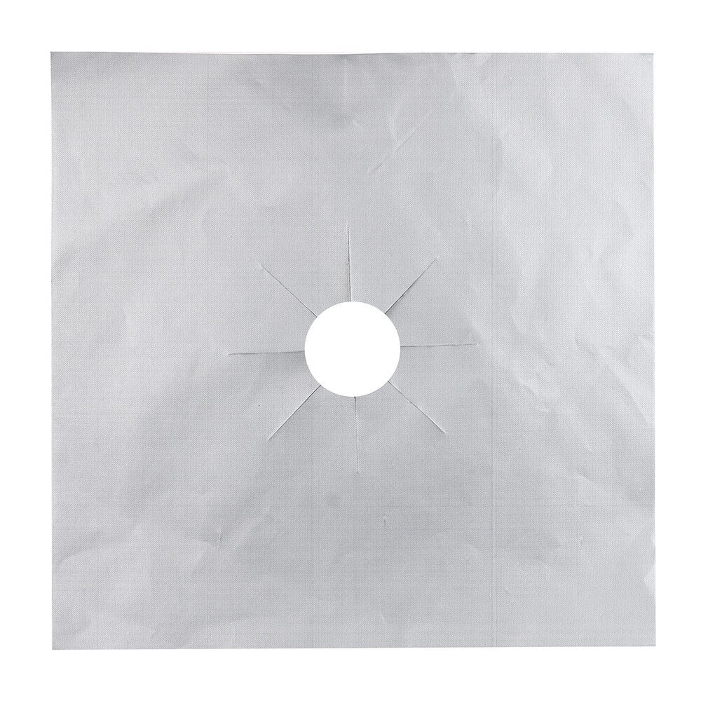 2 Stck Universal- Glas faser Herde Brenner Abdeckungen Schutz Blätter Ofen Liner Wiederverwendbare Abdeckung/Liner Folie Gas Küche Werkzeuge matt G531