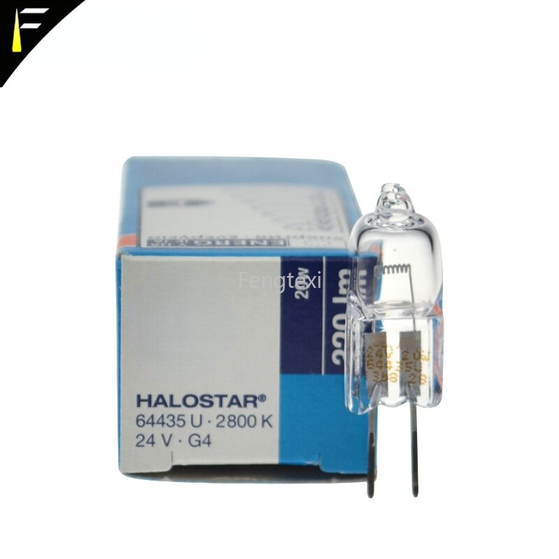 Halogen Bulb 64435 64445U 64460U 24V50W100W for Surgical Shadowless Lamp Optical Projector Halogen Lamp Censor Light Bulbs