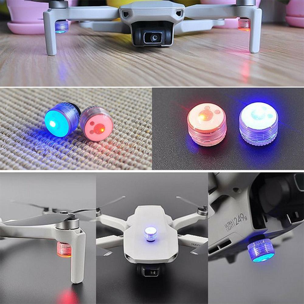 2 stk mini nat flyvende signal lampe led flash lys navigationslys til dji mavic mini air pro drone tilbehør