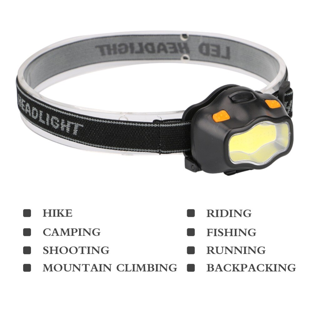3 Modes LED Koplamp Met Verstelbare Hoofd Bandjes Power Door 3 * AAA Batterij Wit/Rood Licht Hoofd fakkel Lamp