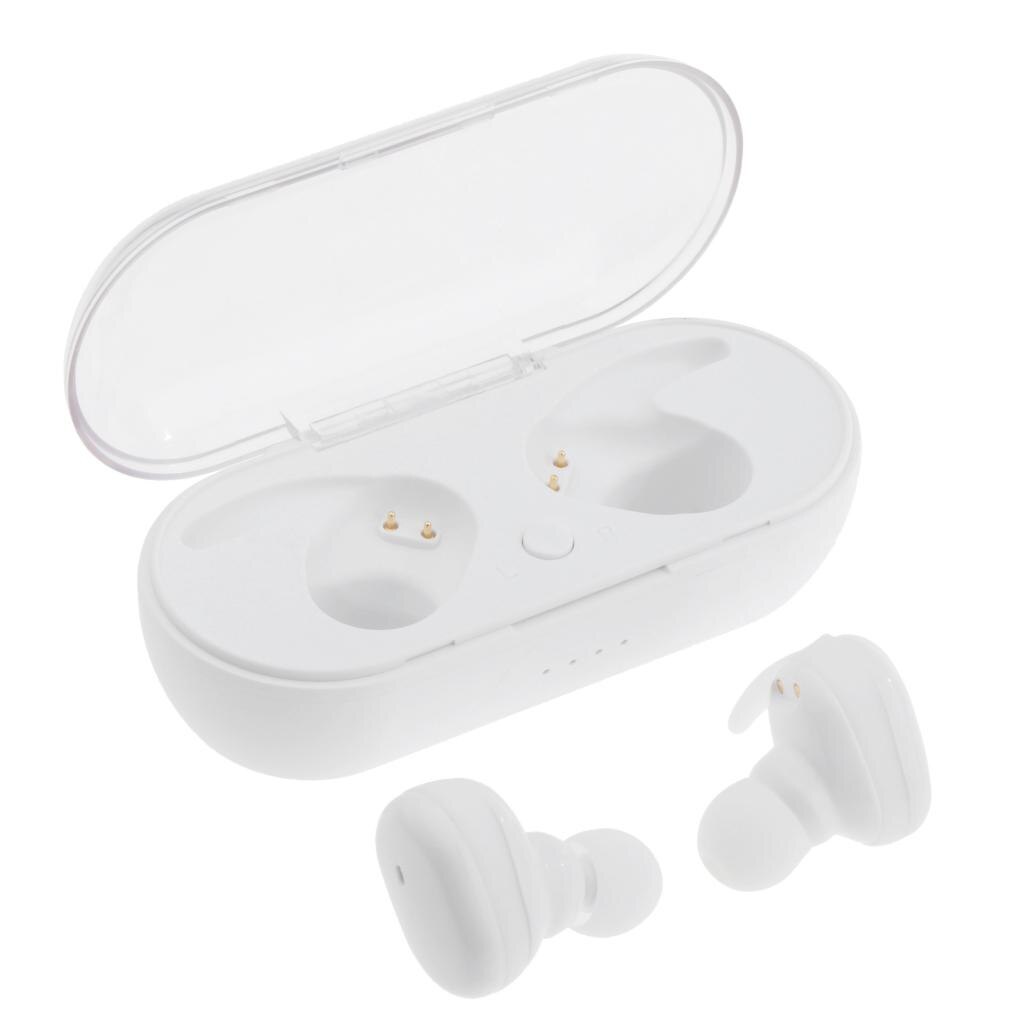 Y30 in- øret bluetooth 5.0 tws øretelefoner ørepropper god lyd berøringskontrol vandtæt ipx 5 hovedtelefoner stemmeannullering ørestykket øreprop: Hvid