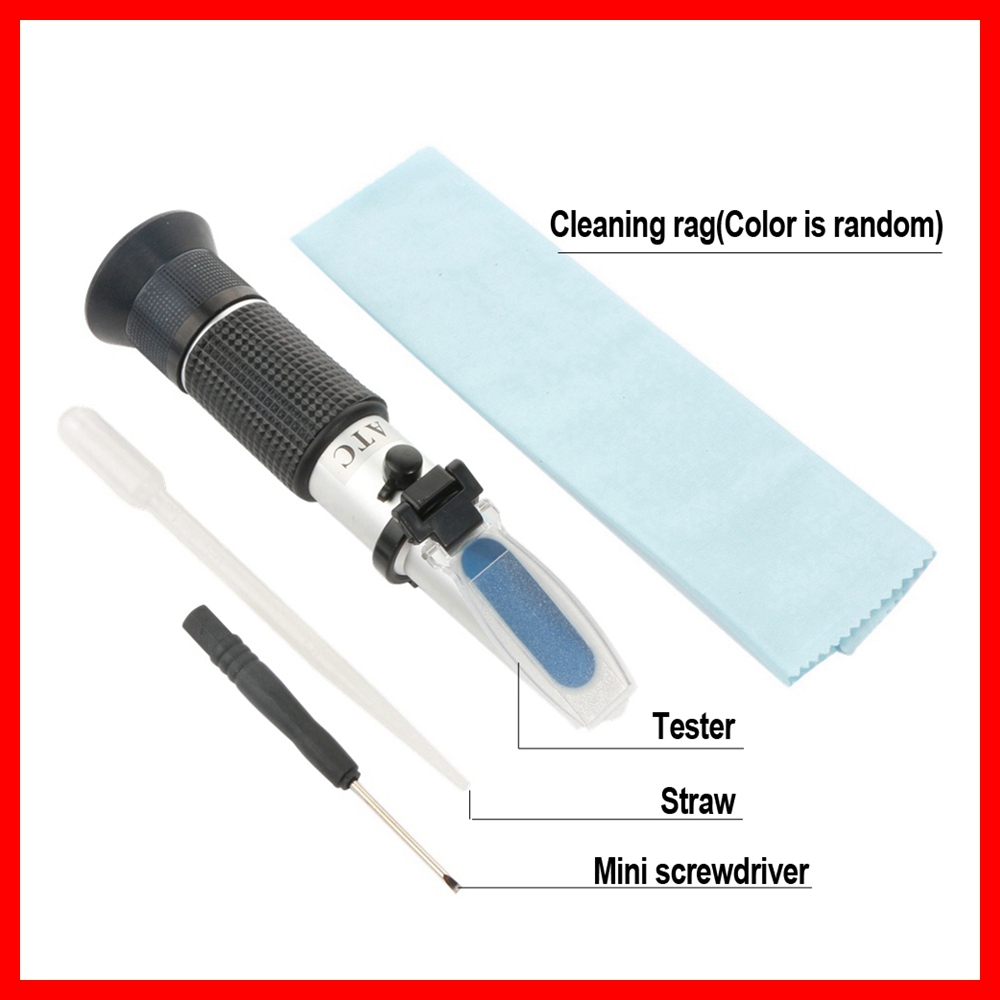 RZ Antifreez Refractometer Freezing point Urea Automotive fluid Glass water tester meter ATC Tool RZ115