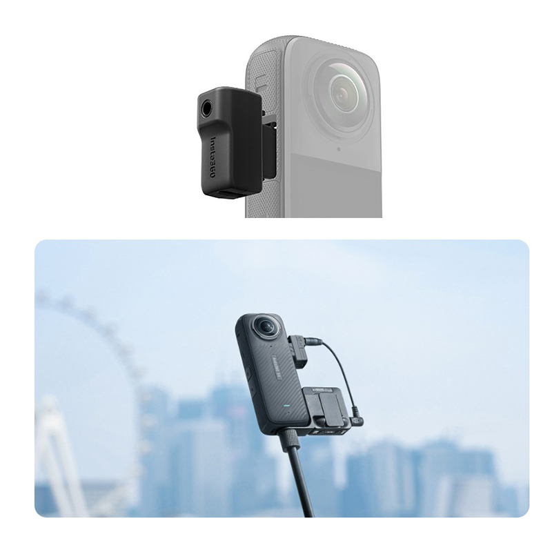 Mic Audio Adapter Voor Insta360 Een X4 Microfoon Adapter Voor Insta360 Een X4 Actie Camera Accessoires