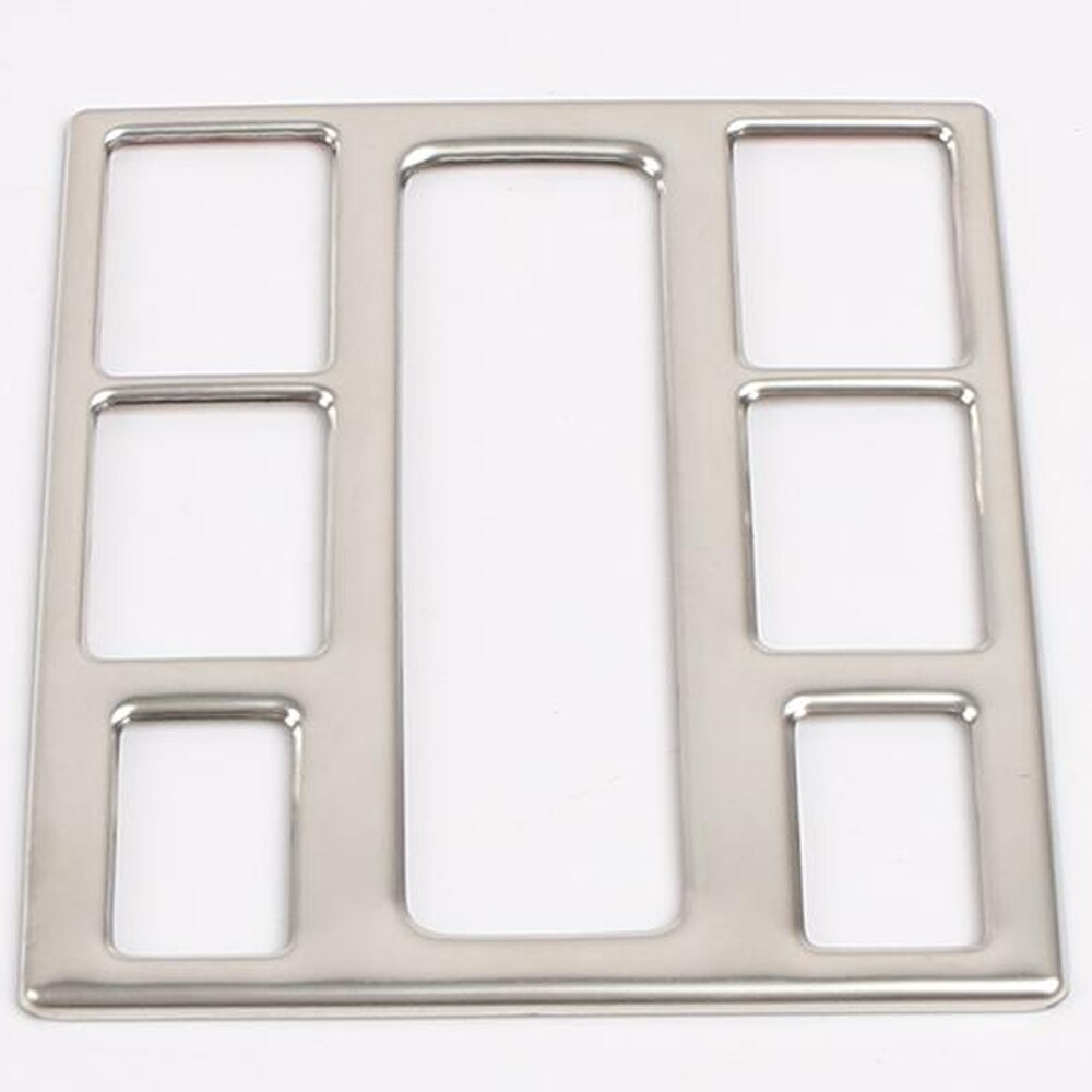 For Volkswagen Vw T-ROC T ROC TROC Stainless steel Car styling Interior Reading light decoration frame Cover Trim: Silver