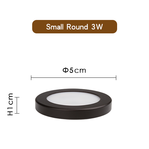 LED Downlight Mini Spot light Wall Surface Mounted Lamp 3W 5W 7W Panel Light Home Decor Cabinet Closet Indoor Lighting 220V 240V: Cold White / 6w