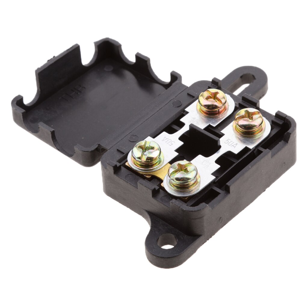 Caja de fusibles para coche, fusible de la motocicleta, montaje de 32V, impermeable con cubierta, ANS / ANF / ANG