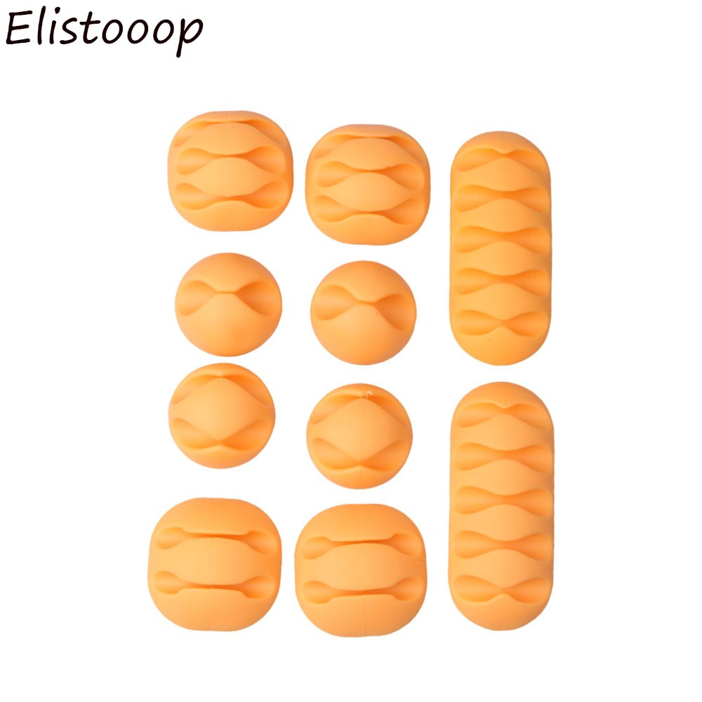 Cable Winder Multipurpose Single Double Five holes Wire Cord Cable winder Ties USB Charger Holder Organizer