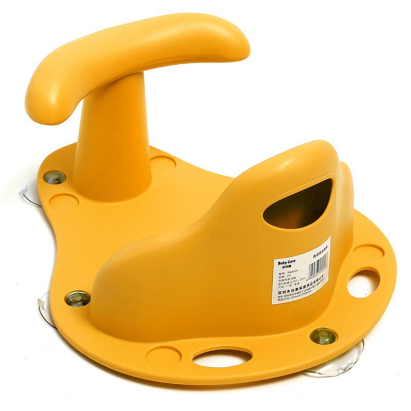 Asiento de bañera para bebé, almohadilla para bañera, silla de seguridad antideslizante, cuidado del bebé, asiento de baño, juguetes de lavado, cuatro colores, 37,5 cm: Naranja