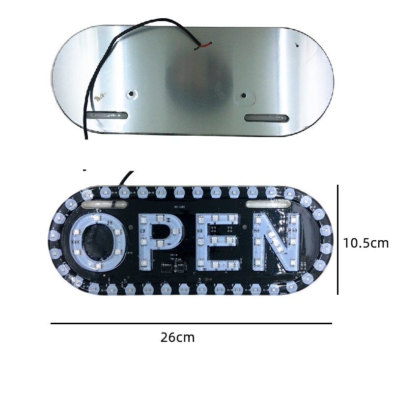 Led-mainosvalo mainoskyltit led-taulunäyttö led avoin työskentely myymälässä banneri avoin led-valo  dc12v