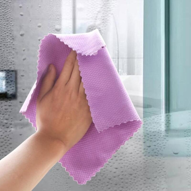 Lingettes magiques en écailles de poisson, Anti-graisse, pour la cuisine, pour l'entretien de la maison, efficace, pour la vaisselle