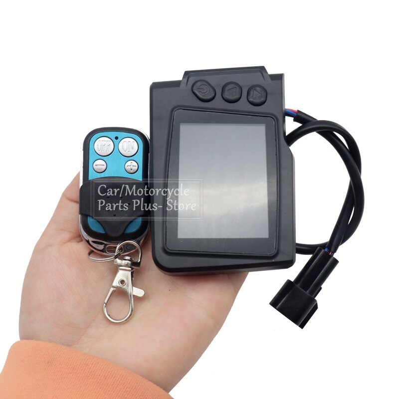 12V/24V LCD Monitor Switch &amp; Remote Control Controller For 5kw 8kw Car Truck Diesels Air Heater Parking Car Heater Accessories