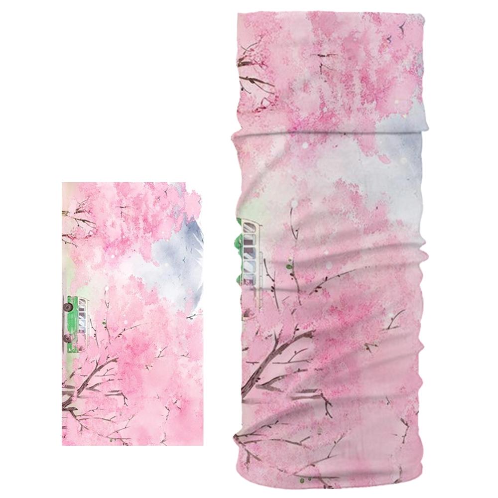 Dustproof Scarf Silk Scarf Small Daisy Pattern Trend Men and Women Unisex Magic Tube Scarf Four Seasons Universal: 15