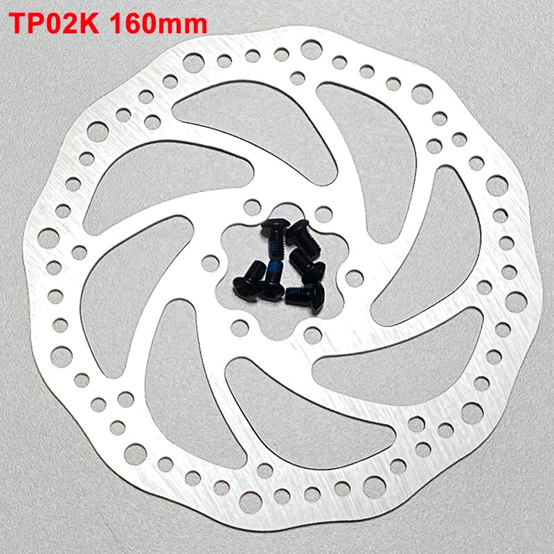 2Pcs G3 HS1 180Mm 160Mm 6 Inch Roestvrij Stell Rotor Schijfrem Voor Mtb Mountain Road Cruiser fiets Fietsonderdelen: TP02K 160MM