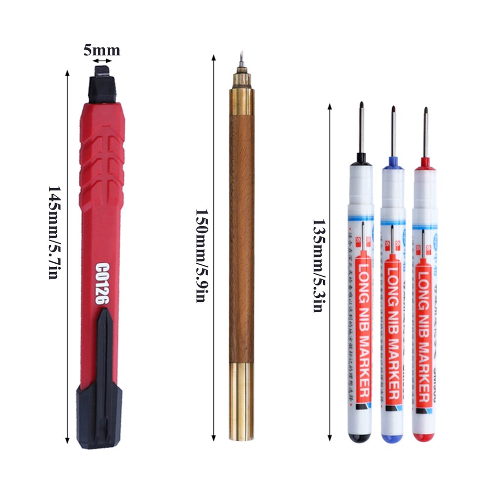 7PCS/Set Scriber Pen Diamond Metal Marking Engraving Pen for Woodwork Glass Ceramic Metal Wood Carving Scribing Hand Tools