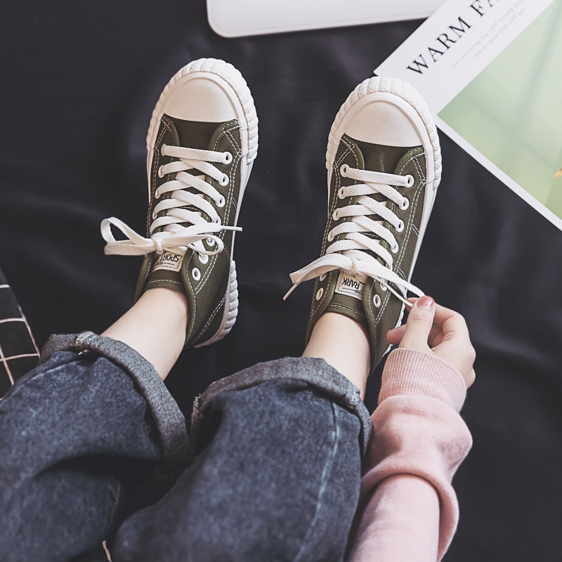 Damessneakers lente hoge schoenen platte damesschoenen comfortabele casual sneakers dames witte schoenen