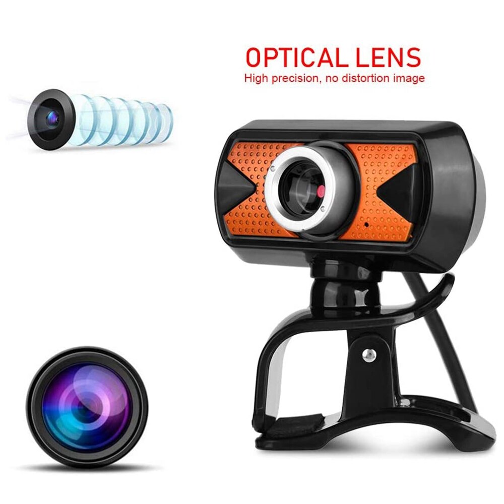 Hd Webcam Usb 2.0 Web Camera Met Microfoon Pc Web Camera Voor Computer Laptop Desktop Video Bellen Opname