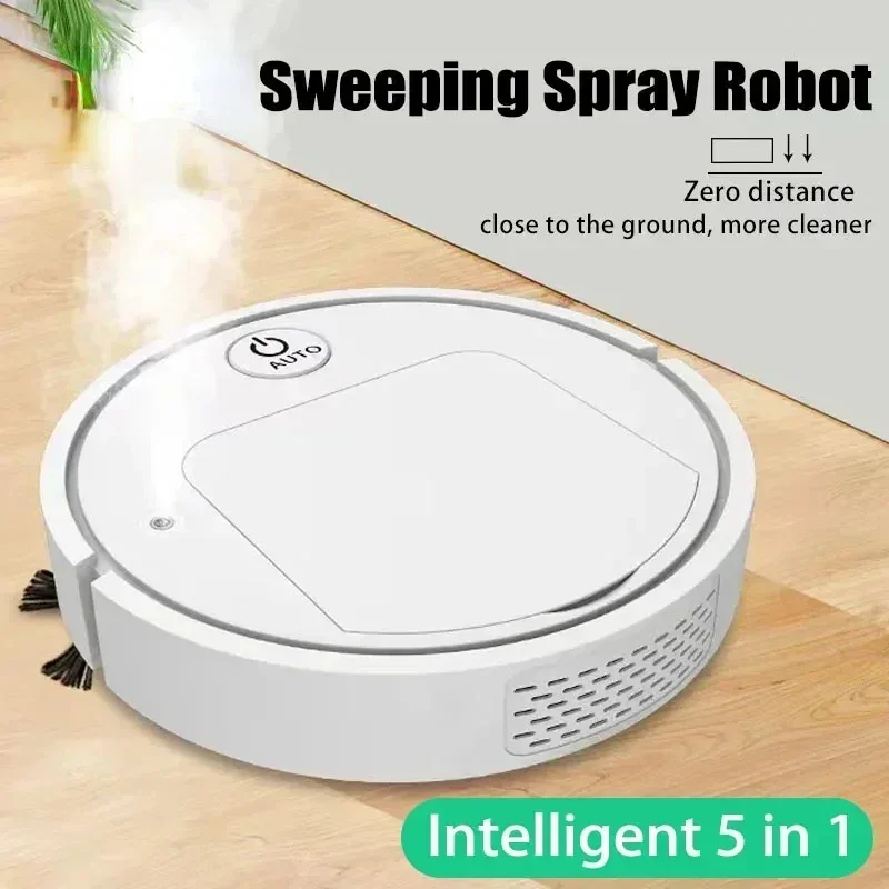 5-in-1 veegrobot dweilen en stofzuigen sterke schone luchtzuivering intelligente robothuishoudelijke apparaten