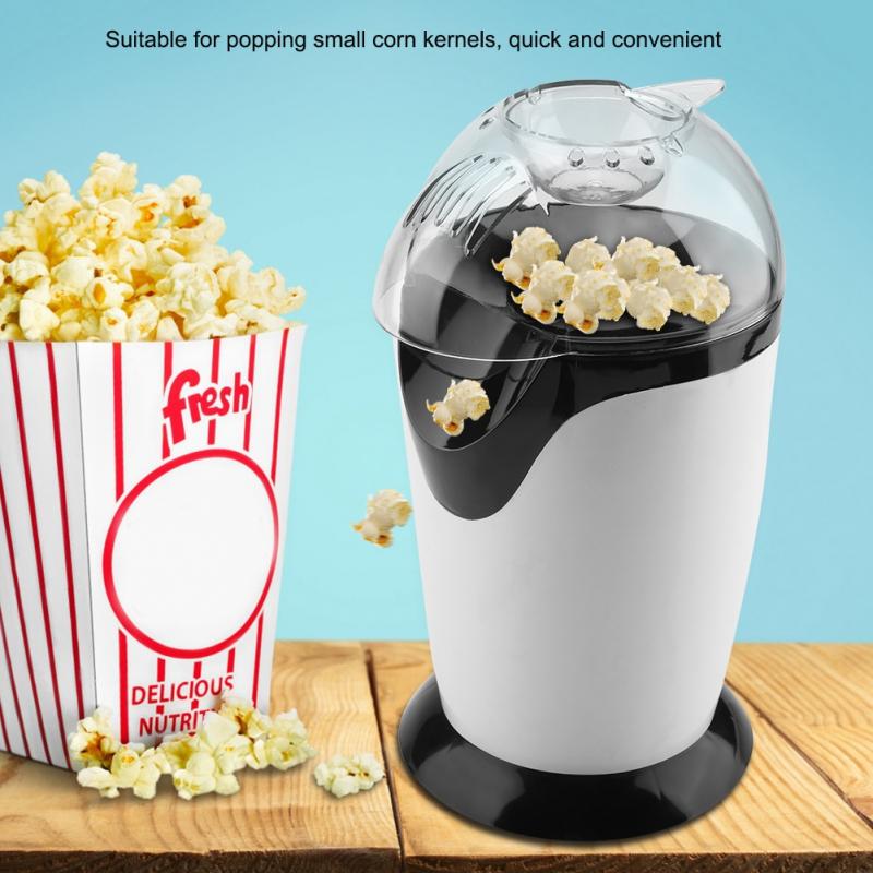 1200W Draagbare Elektrische Popcorn Maker Thuis Ronde/Vierkante Air Popcorn Making Machine Keuken Desktop Mini DIY Maïs maker