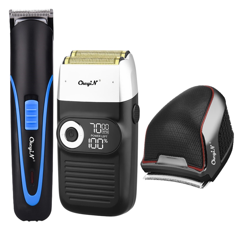 Professionele Tondeuse Voor Mannen Elektrische Tondeuse Draadloze Bakkebaarden Cutter Baard Scheermes Oplaadbare Scheren Machine: A7