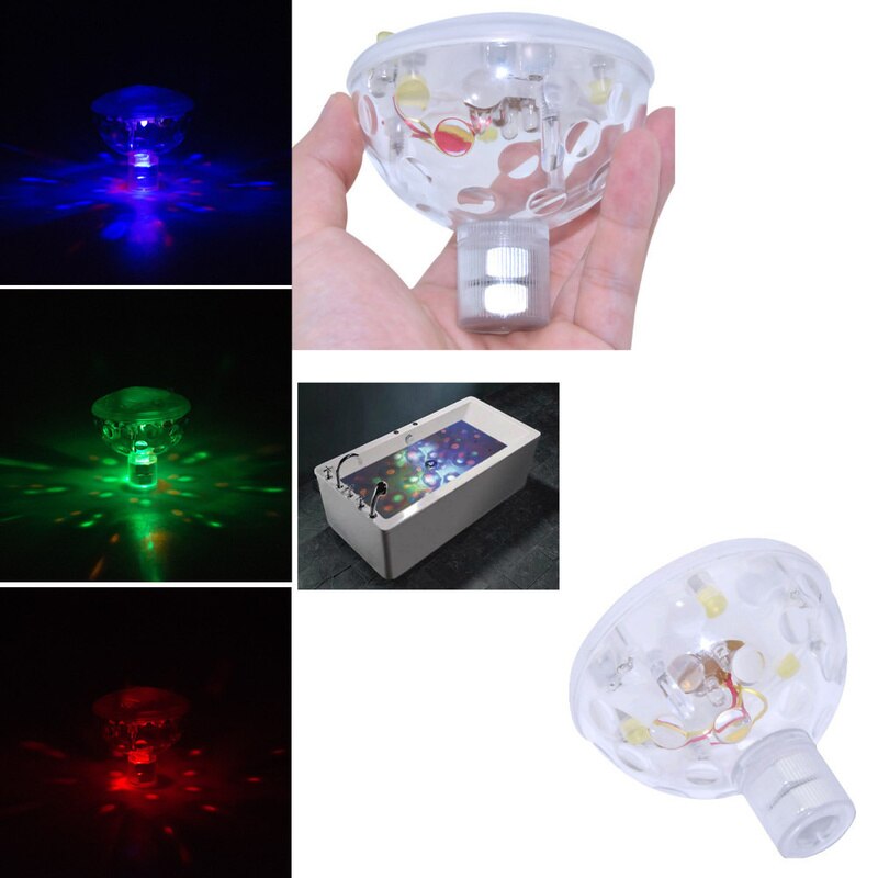 Colorful Bath LED Light Toys Floating Underwater LED Disco Party Light Glow Show Swimming Pool Pond Tub Spa Bath Lamp Lights