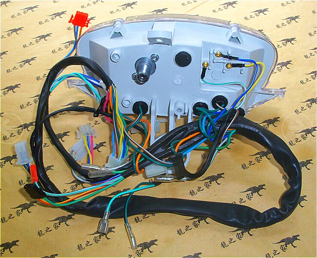 WH100T-A-H 100GCC Motorcycle Meter Odometer Speedometer Assembly Tachometer Assy