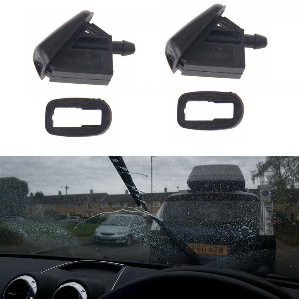 2Pcs fan-shaped water mist windshield washer nozzle sprays, used to load front windshield nozzle nozzle auto parts