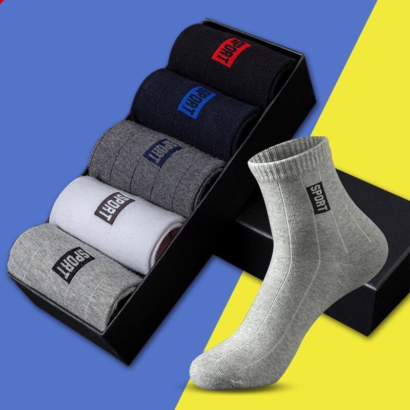 10 sztuk = 5 par skarpety męskie krótkie skarpetki do kostki mężczyźni solidna siatka wysokiej jakości biznes w stylu Casual, cienka skarpety oddychające męskie skarpety: 55Mix