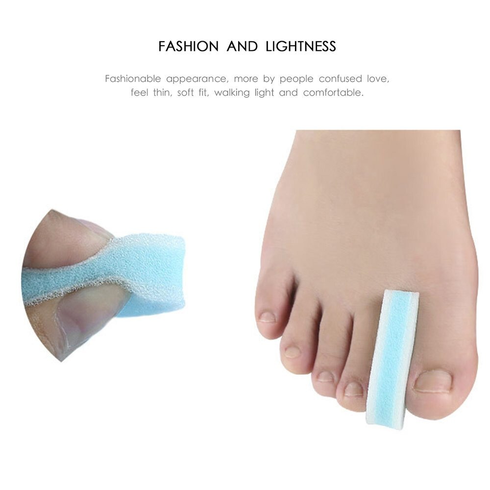 1Pair BYEPAIN Foam Toe Separators for Align Toes and Prevent Corns and Hammer Toe Pain Relief Toe Spacers