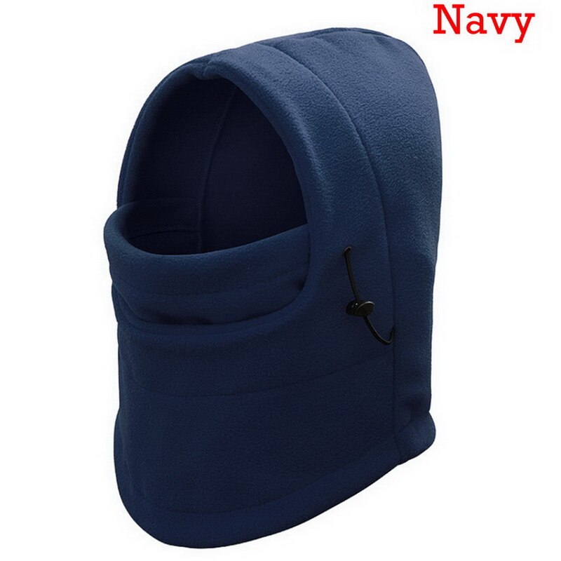 Winter Warm Fleece Mutsen Hoeden Voor Mannen Skull Bandana Halswarmer Bivakmuts Gezicht Warmming Wargame Cap Special Forces Unisex Hoed: deep blue