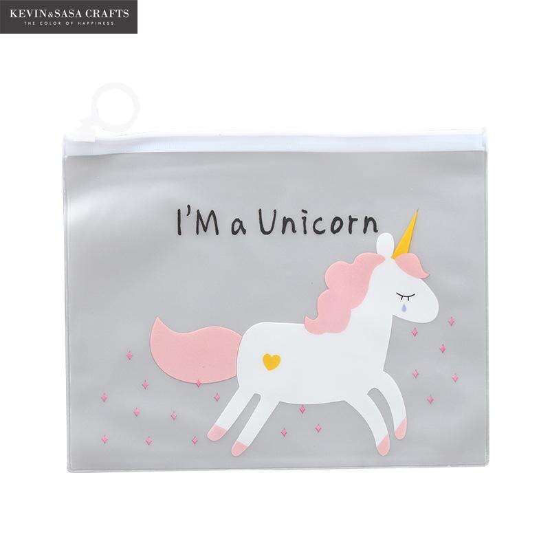 Porte-crayon licorne Kawaii, fournitures scolaires, sac à crayons, de papeterie, boîte à crayons mignonne, étui à crayons, outils scolaires de bureau