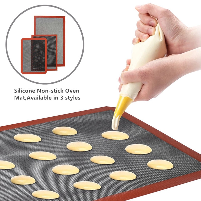 Siliconen Non-stick Oven Mat Bakken Lade Pads Set Macarons/Broodjes Brood Maken Herbruikbare Bakken Matten Duurzaam te Reinigen