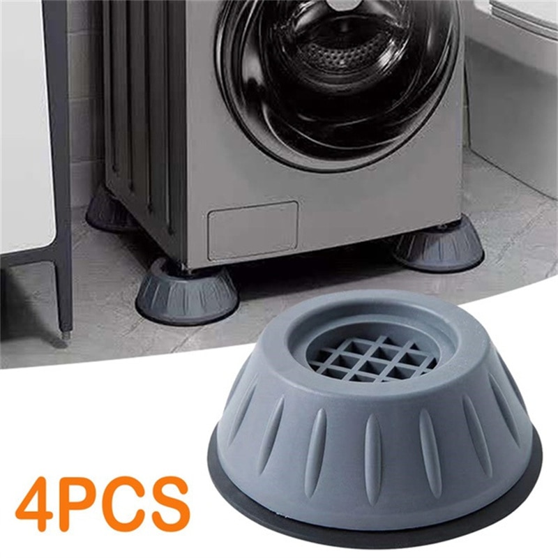 Coussinets de pieds Anti-Vibration, 1 à 4 pièces, tapis antidérapant silencieux pour lave-linge et sèche-linge, Support de Machine, amortisseurs, meubles