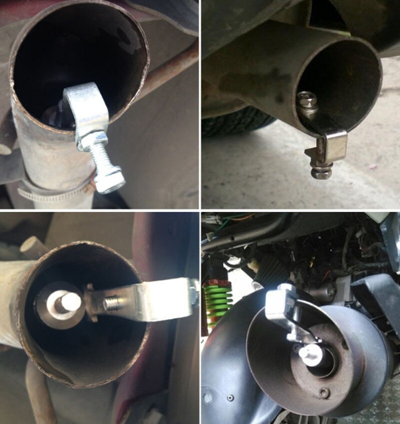 Universal bil turbo ljud ljuddämpare avgasrör biltillbehör för fiat panda bravo punto linea croma 500 595