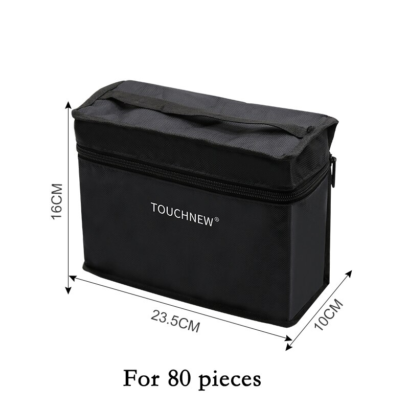 Bolsa para rotuladores de 280/220/170/168/80/60/40/30 piezas, bolsa para marcadores, artículos para la mochila del colegio, sin marcadores, estuches para lápices: For 80 pieces