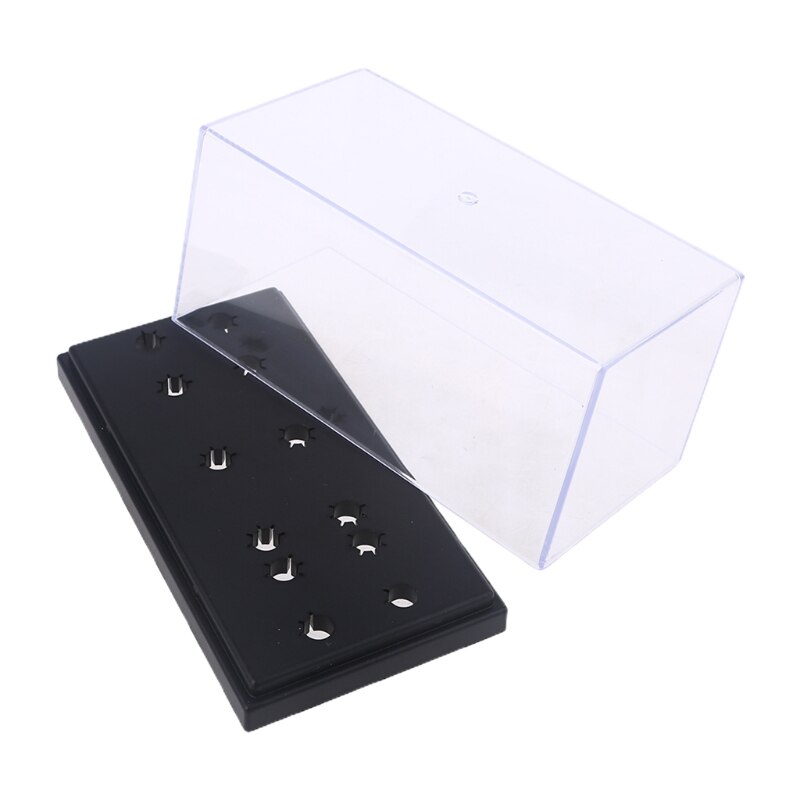 Skivspelare lp vinylskiva stylus nål album box display box för avancerad magnetisk patron för samlartillbehör