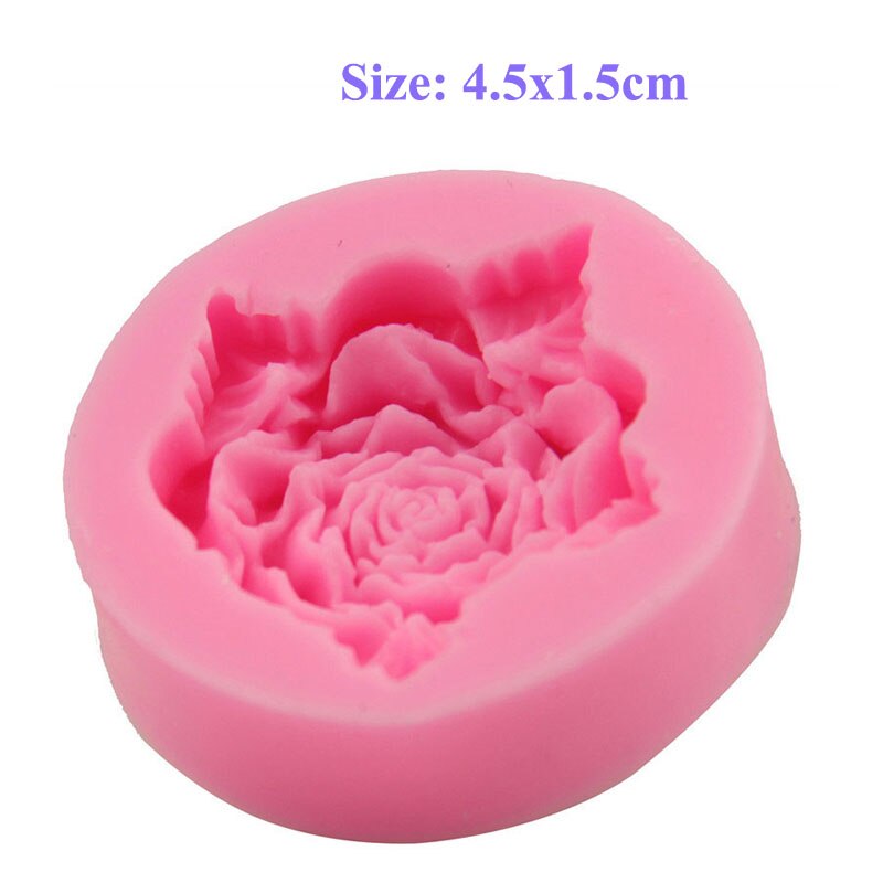 MINFEIDMS Rose Bloem Siliconen Mallen Rose Krans Fondant Mallen Hart Bloemen Garland Siliconen Mallen Voor Bruiloft Taart Decoreren Cupcake Topper Chocolade Gom Pasta Snoep Polymeer Klei