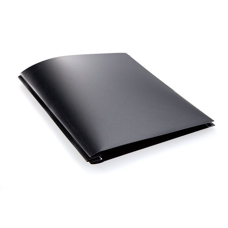 Comix Poly File Folders with 2 Pockets, File Portfolio Folder with 3 Prong Fastners, Letter Size, 12pcs/Pack