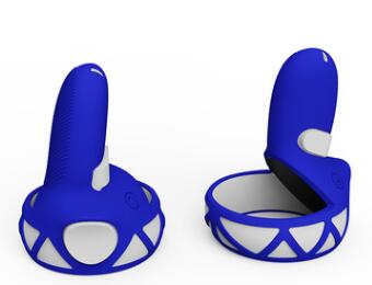 Vr Touch Handvat Grips Siliconen Cover Voor Oculus Quest 2 Beschermhoes Voor Oculus Quest 2 Vr Accessoires: Blue