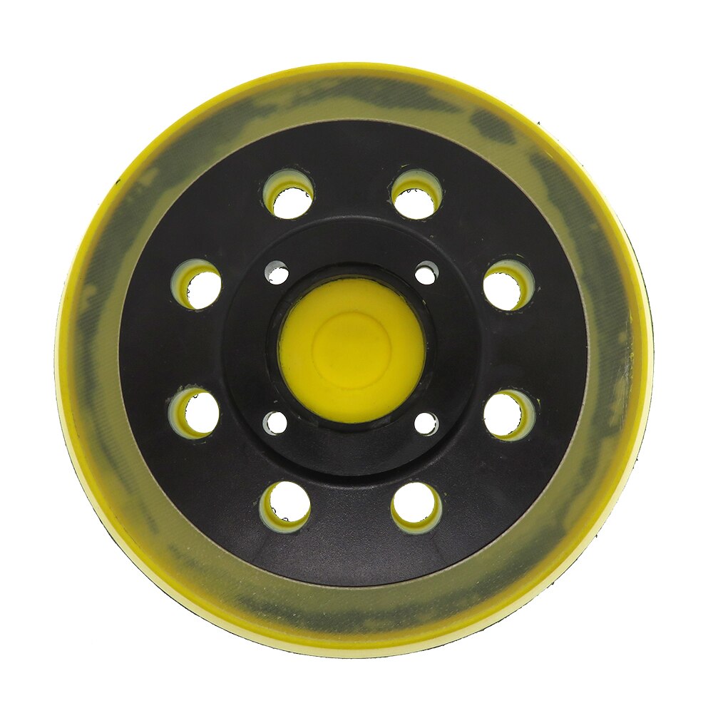 5 Inch Sanding Pad Hook &amp; Loop 8 Hole Backing Plate 125mm For DeWalt RYOBI RSE 1250 Random Orbital Sander Grinder Abrasive Tools: 1 Piece