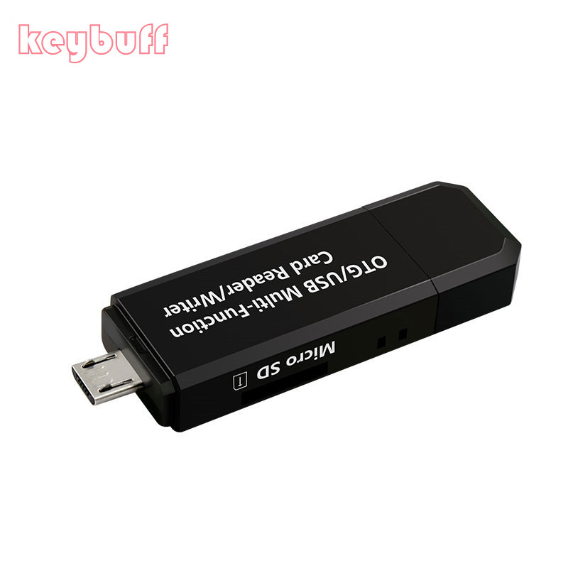 Micro USB OTG 2 in 1 USB 2.0 Adapter SD Card Reader For Android Phone Tablet PC Memery Cards Reading Device microsd reader