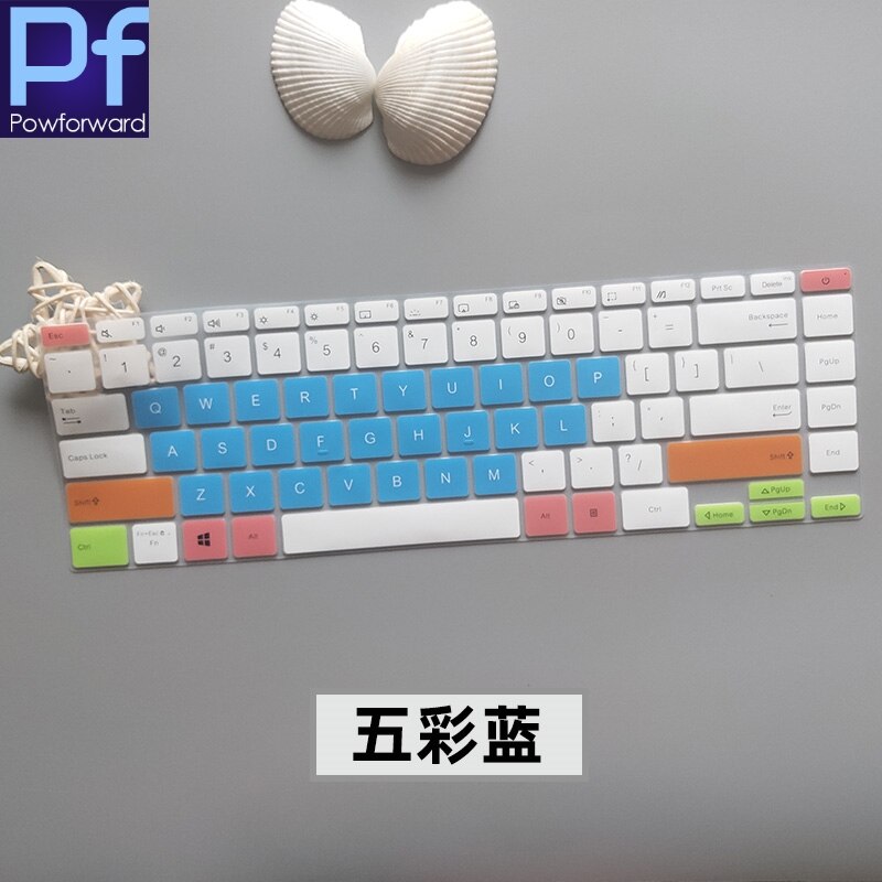 for Asus ZenBook 14 UX425 UX425J UX425JA 14 inch Silicone laptop Notebook Keyboard Cover skin Protector Protective film: Candyblue