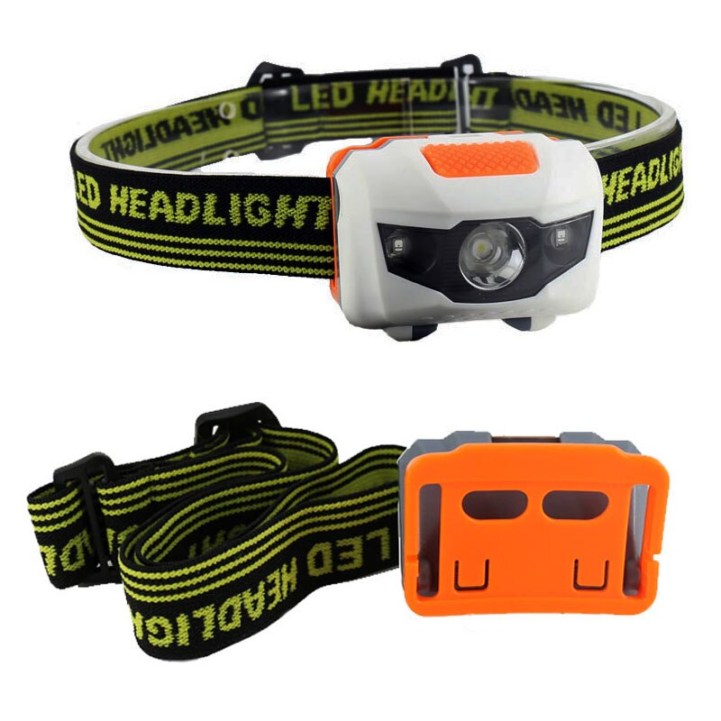 Mini Head Lamp 4 Mode Waterproof 600Lm R3 2 LED Flashlight Super Bright Headlight Headlamp Torch Lanterna with Headband AAA